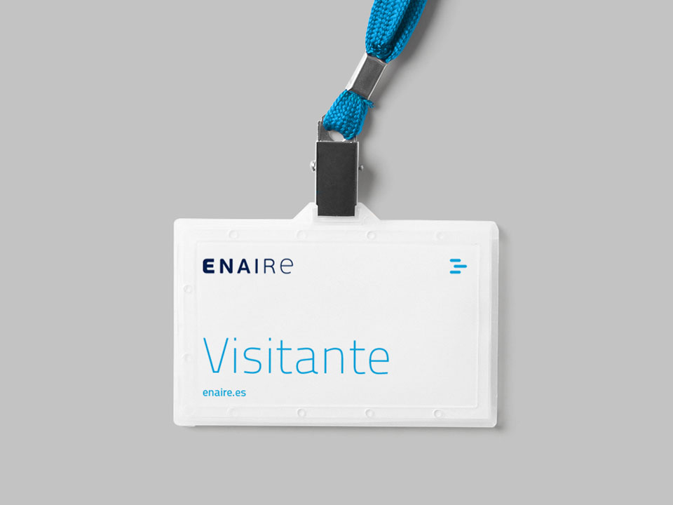 18_ENAIRE Tarjeta Visitante Identidad visual y universo gráfico ENAIRE
